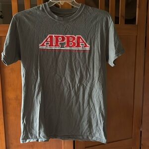 APBA Gray with Red Graphic Tee